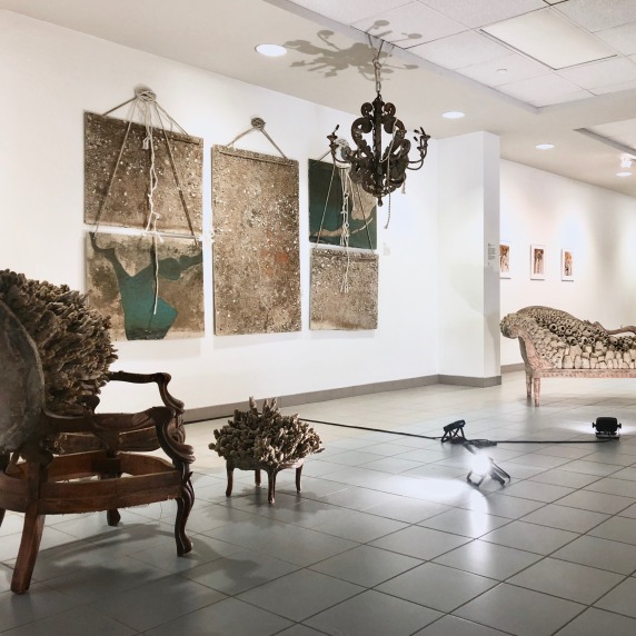 Installation of Tidewater Elegy exhibition