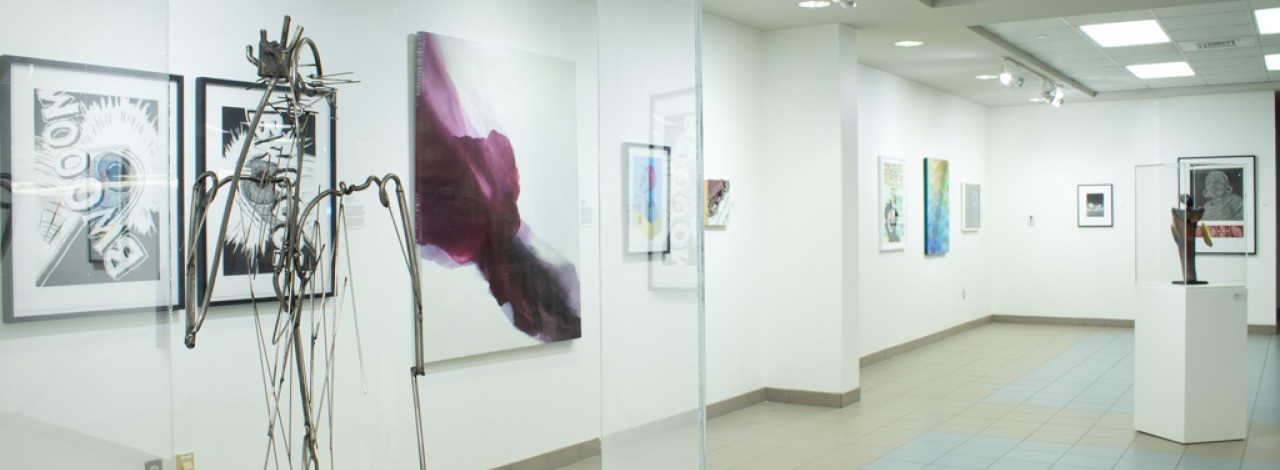 Items in gallery exhibit