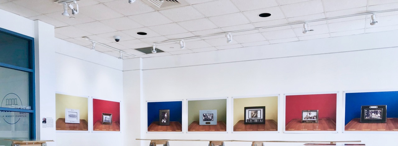 Installation view of The Color of Remembering