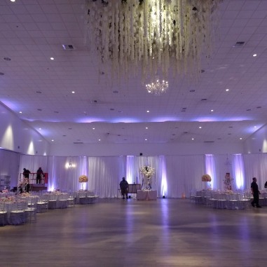 Dark ballroom