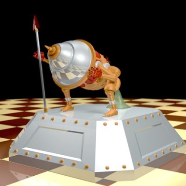 Installation of "3D Printed Sculpture"