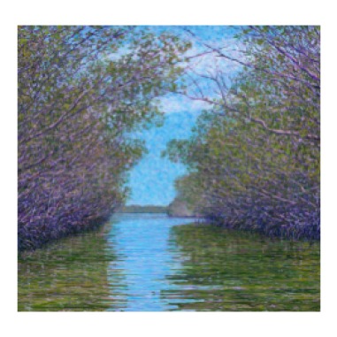 Installation of "Sea the Light" exhibition