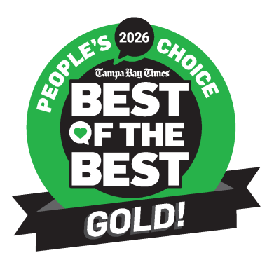 Green digital badge with text "2026 People's Choice Best of the Best GOLD!" 
