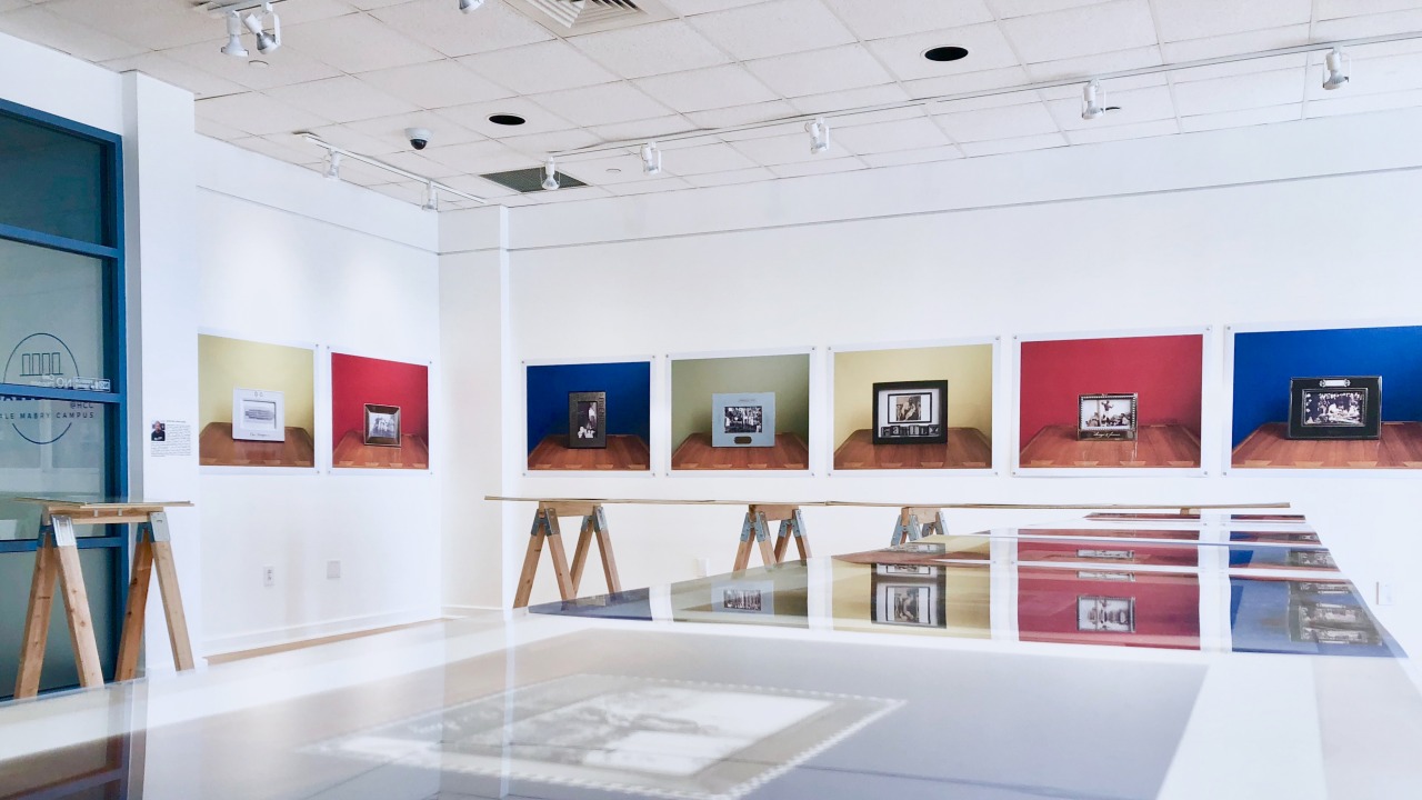 Installation view of The Color of Remembering