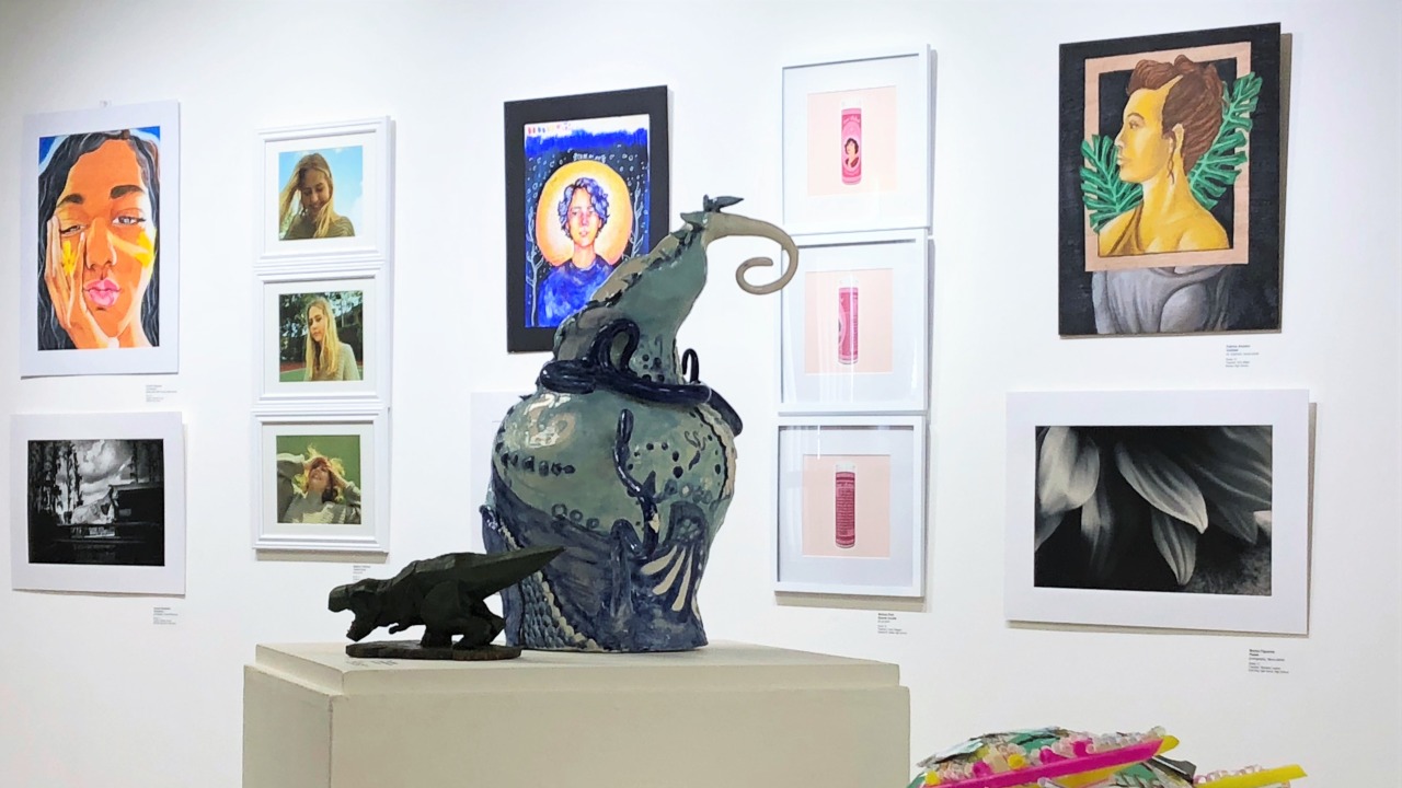 Installation view of Infinitium exhibit