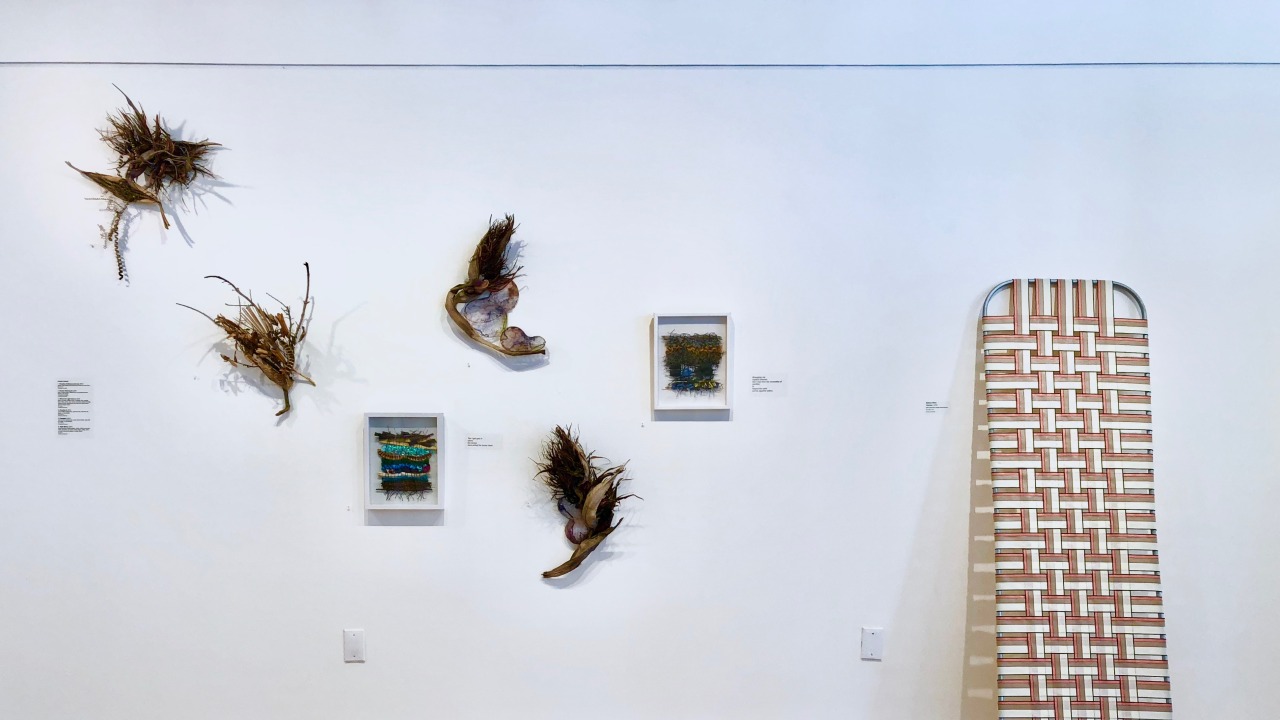 Installation of Making Sense exhibition